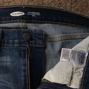 Old navel cropped jeans